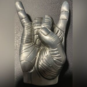 Horns Up Belt Buckle